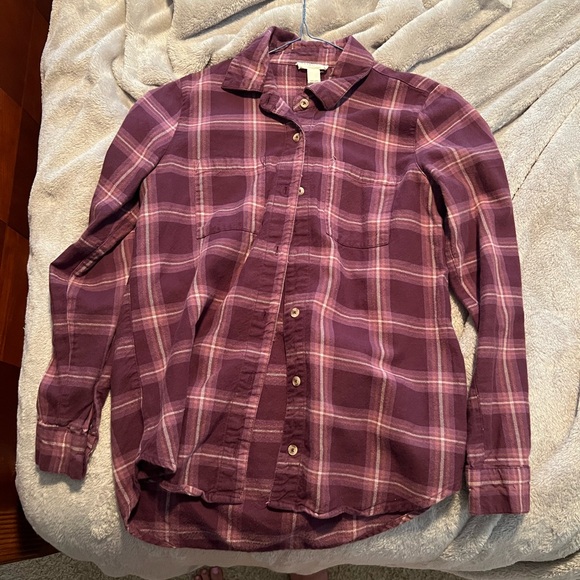 Purple flannel size small - Picture 1 of 2